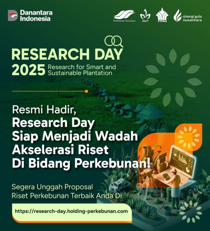 Perkuat Riset Perkebunan Berkelanjutan, PTPN Group Resmi Luncurkan Research Day 2025