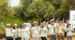 Abrasi Ancam Pesisir Tangerang, BRI Danareksa Sekuritas Tanam 1000 Pohon Mangrove