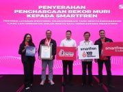 SMARTFREN Catat Rekor Nasional Sebagai Penyedia Layanan Telekomunikasi Penyelenggara Ajang Lari Terbanyak Dalam Satu Tahun