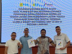 Konsorsium PGE-PLN IP Sepakati Tarif dengan PLN untuk PLTP Ulubelu Bottoming Unit