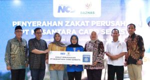PT Nusantara Card Semesta (NCS) Salurkan Zakat Rp400 Juta Melalui BAZNAS RI