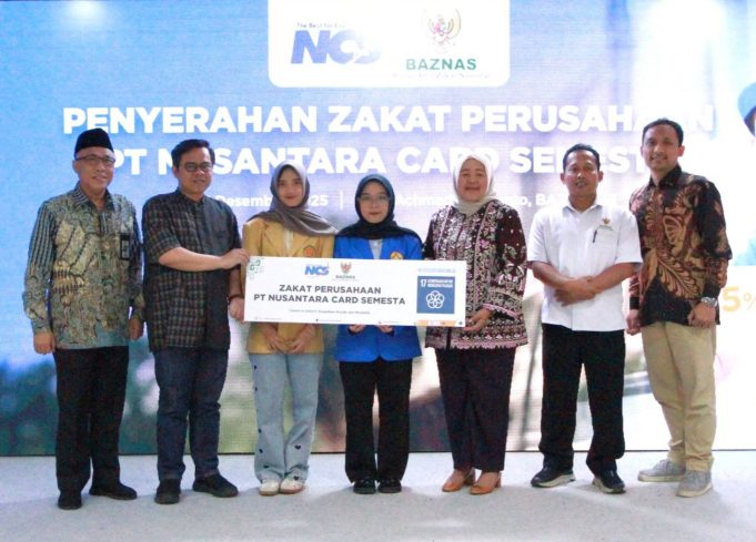 PT Nusantara Card Semesta (NCS) Salurkan Zakat Rp400 Juta Melalui BAZNAS RI