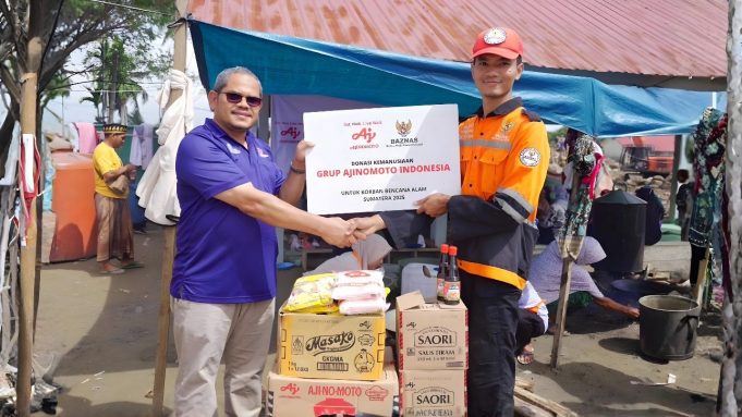 Ajinomoto Bersama BAZNAS Hadirkan Dapur Umum bagi Warga Terdampak Bencana di Sumatera