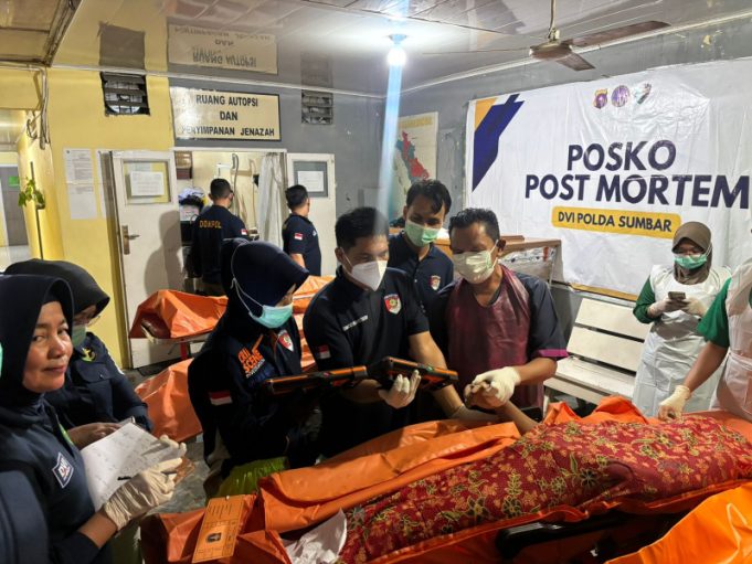 Tim DVI Polda Sumbar Berhasil Identifikasi 174 dari 200 Korban Bencana, 212 Warga Masih Hilang