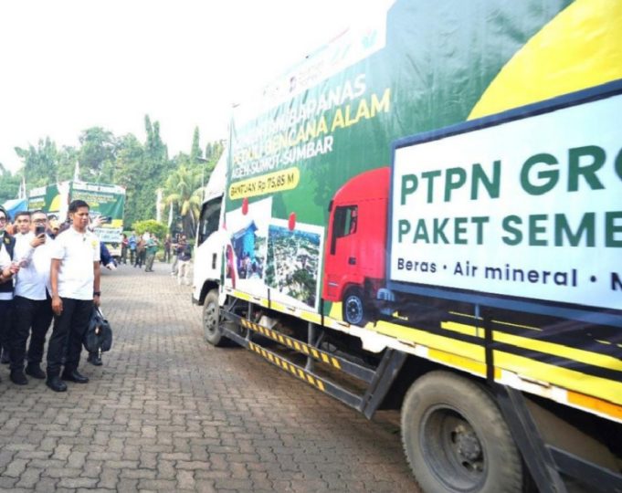 PTPN Group Bergerak Cepat, Salurkan Bantuan Pangan untuk Korban Bencana Alam di Sumatera