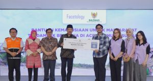 Facetology Salurkan Bantuan Banjir Sumatera Rp400 Juta melalui BAZNAS RI