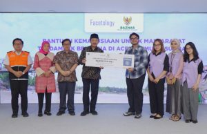Facetology Salurkan Bantuan Banjir Sumatera Rp400 Juta melalui BAZNAS RI
