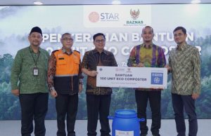 BAZNAS RI Terima Bantuan Kemanusiaan Bencana Sumatra dan 100 Eco Composter dari STAR AM