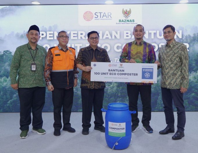 BAZNAS RI Terima Bantuan Kemanusiaan Bencana Sumatra dan 100 Eco Composter dari STAR AM