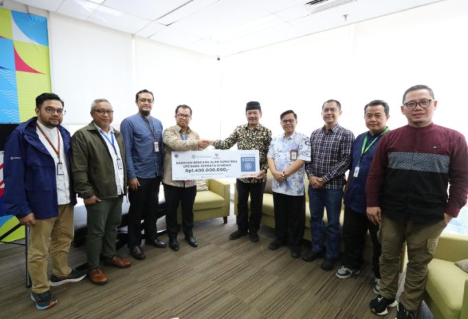 Melalui BAZNAS RI, UPZ Permata Bank Syariah Salurkan Bantuan Rp1,4 Miliar untuk Bencana Alam di Sumatera