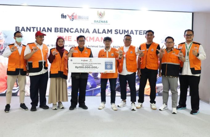 The Jakmania Salurkan Bantuan Kemanusiaan Bencana Sumatra Sebesar Rp100 Juta Melalui BAZNAS RI