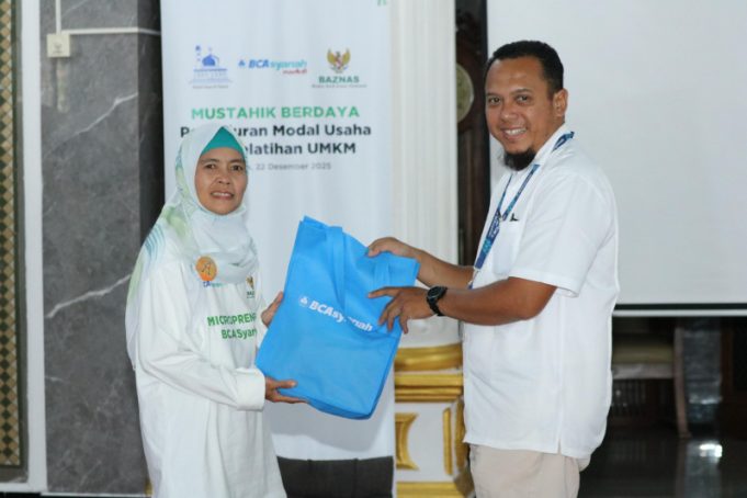 BAZNAS dan BCA Syariah Perkuat Pemberdayaan UMKM Mustahik melalui Penyaluran Modal Usaha dan Pelatihan