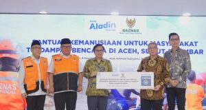 BAZNAS RI Terima Bantuan Bencana Sumatra Rp400 Juta dari Bank Aladin Syariah