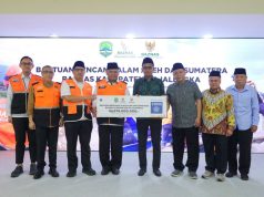 BAZNAS Kabupaten Majalengka Salurkan Donasi Banjir Sumatra Rp378 Juta Melalui BAZNAS RI