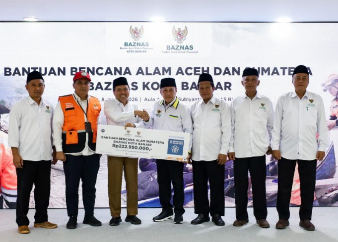 Melalui BAZNAS RI, BAZNAS Kota Banjar Salurkan Donasi Banjir Sumatra Sebesar Rp 222 Juta
