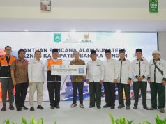 Lewat BAZNAS RI, BAZNAS Kabupaten Bangka Tengah Salurkan Bantuan Bencana Banjir Sumatra Rp283 Juta