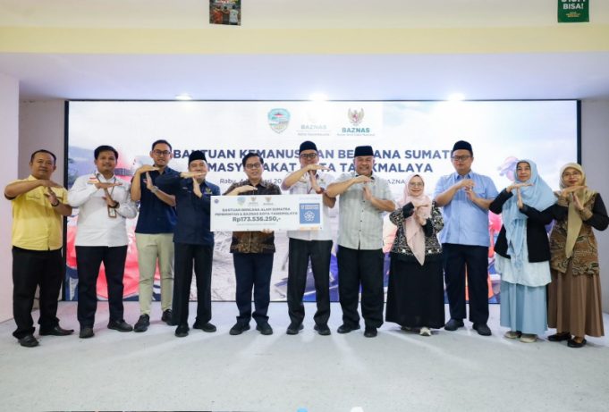 Melalui BAZNAS RI, Pemkot dan BAZNAS Kota Tasikmalaya Salurkan Bantuan Rp173 Juta untuk Pulihkan Sumatra