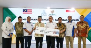 ANGKASA Malaysia Salurkan Bantuan untuk Koperasi Masjid Rp252 Juta melalui BAZNAS RI