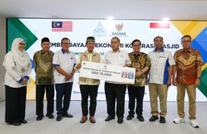 ANGKASA Malaysia Salurkan Bantuan untuk Koperasi Masjid Rp252 Juta melalui BAZNAS RI