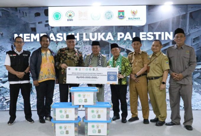 Bantu Palestina, FKB Cilegon Salurkan Infak Kemanusiaan Palestina Rp100 Juta