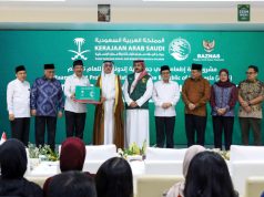 Pusat Bantuan Kemanusiaan dan Pertolongan Raja Salman (KSrelief) dan BAZNAS RI Salurkan 7.000 Bantuan Paket Pangan