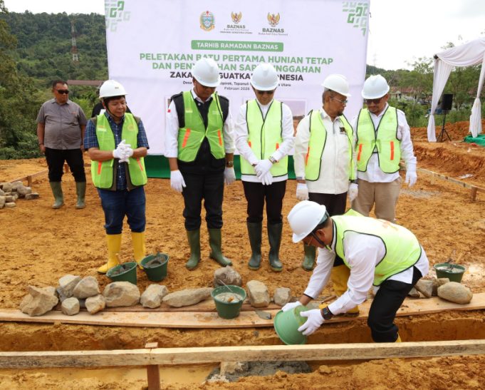 BAZNAS RI Bangun Hunian Tetap bagi Penyintas Bencana di Tapanuli Selatan