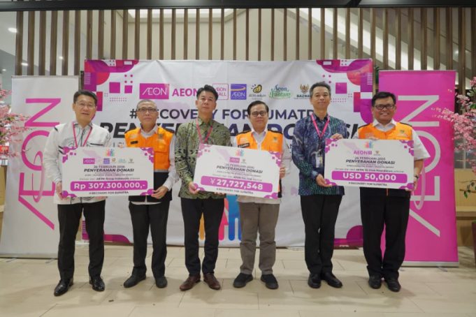 Sinergi Pelanggan & Karyawan AEON Group di Indonesia & Jepang, Salurkan Bantuan Rp4,1 Miliar Pemulihan Pascabencana di Sumatra Melalui BAZNAS RI