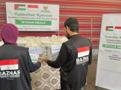 Berkah Ramadan untuk Palestina, BAZNAS RI Bagikan Hidangan Berbuka di Gaza