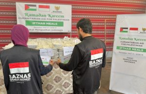 Berkah Ramadan untuk Palestina, BAZNAS RI Bagikan Hidangan Berbuka di Gaza