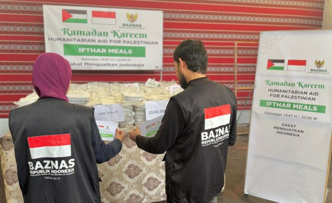 Berkah Ramadan untuk Palestina, BAZNAS RI Bagikan Hidangan Berbuka di Gaza