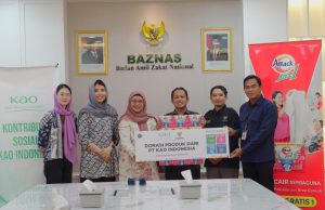 Dukung Ibadah Khusyuk, PT Kao Indonesia Salurkan Bantuan Detergen untuk Program Masjid Cemerlang BAZNAS