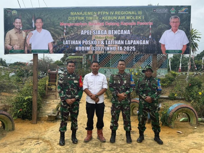 Perkuat Mitigasi Bencana Nasional, PTPN IV PalmCo dan TNI Polri Gelar Aksi Sinergi Tanggap Karhutla