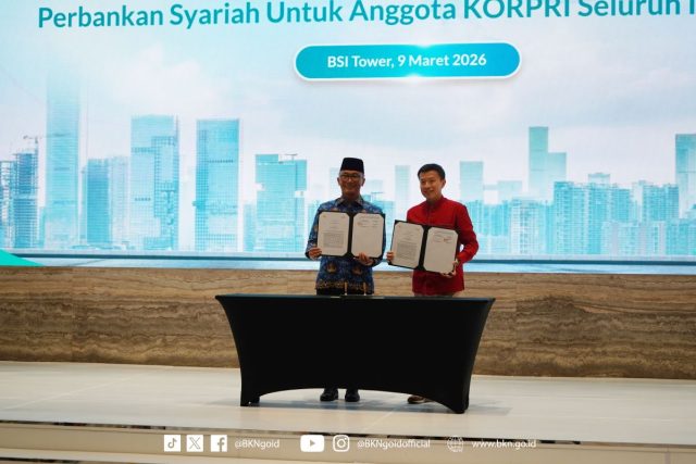 Foto1 - Ketua Umum Korpri & Dirut BSI Teken Kerja Sama Perluas Layanan Keuangan Syariah bagi 6,7 Juta ASN