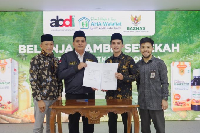 Peduli Kemanusiaan, BAZNAS RI dan PT Abdi Herba Alami Jalin Kerja Sama Program Sedekah Produk