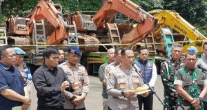 Gerebek Tambang Ilegal, PTPN I Regional 7 Apresiasi Polda Lampung dan Kodam XXI/RI