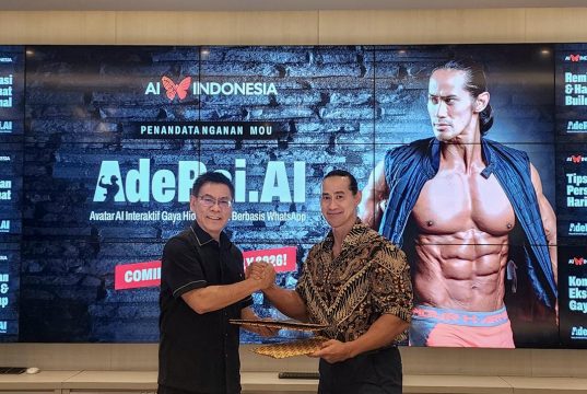 Sosialisasi Gaya Hidup Sehat, Ade Rai dan PT AI Indonesia Jalin Kerja Sama