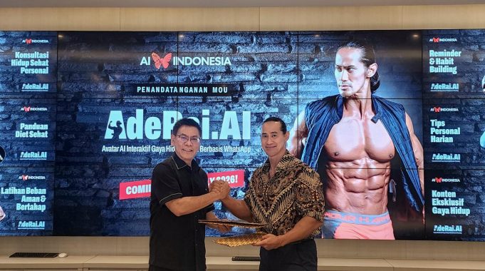 Sosialisasi Gaya Hidup Sehat, Ade Rai dan PT AI Indonesia Jalin Kerja Sama