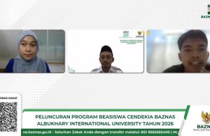 BAZNAS RI Resmi Buka Beasiswa Cendekia Al-Bukhari International University 2026