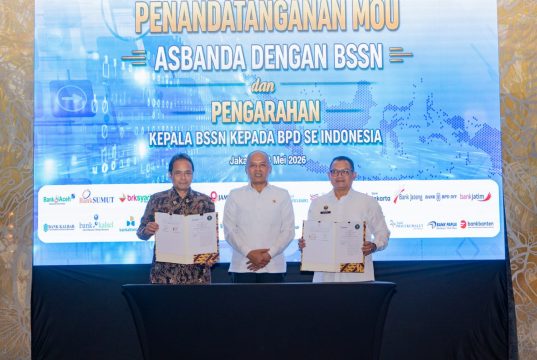Asbanda dan BSSN Perkuat Ketahanan Siber BPD Nasional Lewat Penandatanganan Nota Kesepahaman