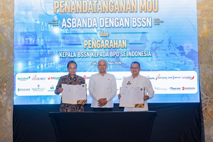 Asbanda dan BSSN Perkuat Ketahanan Siber BPD Nasional Lewat Penandatanganan Nota Kesepahaman