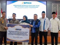 Perkuat Sinergi Maslahat, BPKH Gandeng BAZNAS Bekali Guru Madrasah Kalsel Kepemimpinan dan Keterampilan Berkendara Aman