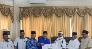 ANGKASA Malaysia Kembali Salurkan Infak Koperasi Masjid Melalui BAZNAS