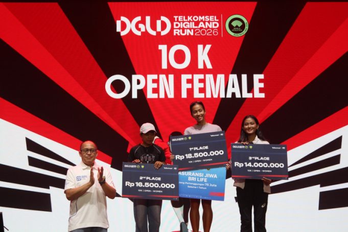 BRI Life Dukung Gaya Hidup Sehat dan Aktif Melalui “Telkomsel Digiland Run 2026”