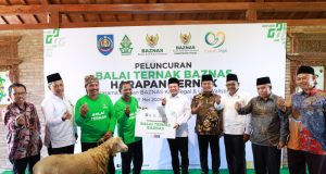 Bantu Ekonomi Mustahik, BAZNAS RI Remikan Balai Ternak di Tegal