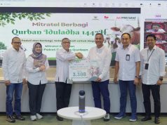 Mitratel Salurkan 3.388 Paket Daging Kurban Hingga Wilayah Bencana Sumatra Melalui BAZNAS RI