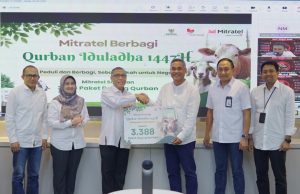 Mitratel Salurkan 3.388 Paket Daging Kurban Hingga Wilayah Bencana Sumatra Melalui BAZNAS RI