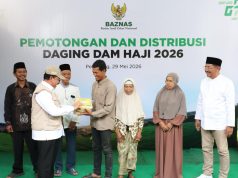 BAZNAS Salurkan 1.240 Kambing Dam Jemaah Haji 2026 untuk Mustahik di Berbagai Provinsi