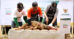 Dari Sedekah Konsumen Alfamart, BAZNAS RI Distribusikan Paket Daging Kurban Hingga ke Desa Terpencil