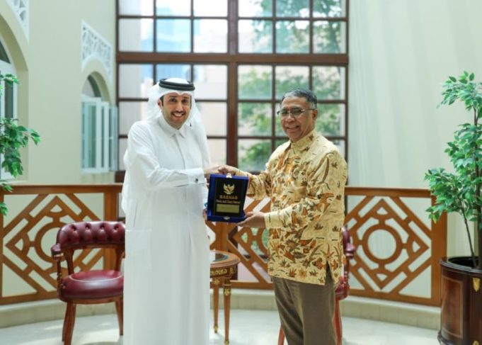Silaturahmi BAZNAS RI dan Dubes Qatar Perkuat Sinergi Kemanusiaan Global