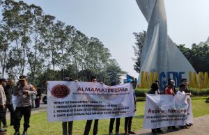 Almamater Lima Soroti Dugaan Penyusutan Lahan Taman Potret